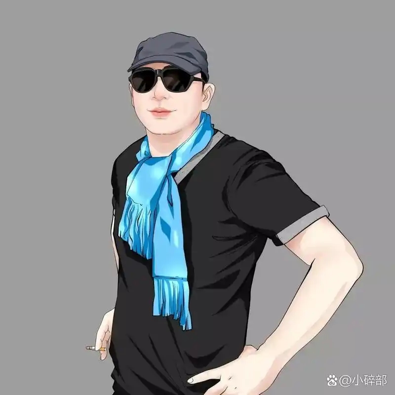 换个手绘头像吧,真人手绘漫画头像成熟稳重 这组帅气又稳重的男生漫画