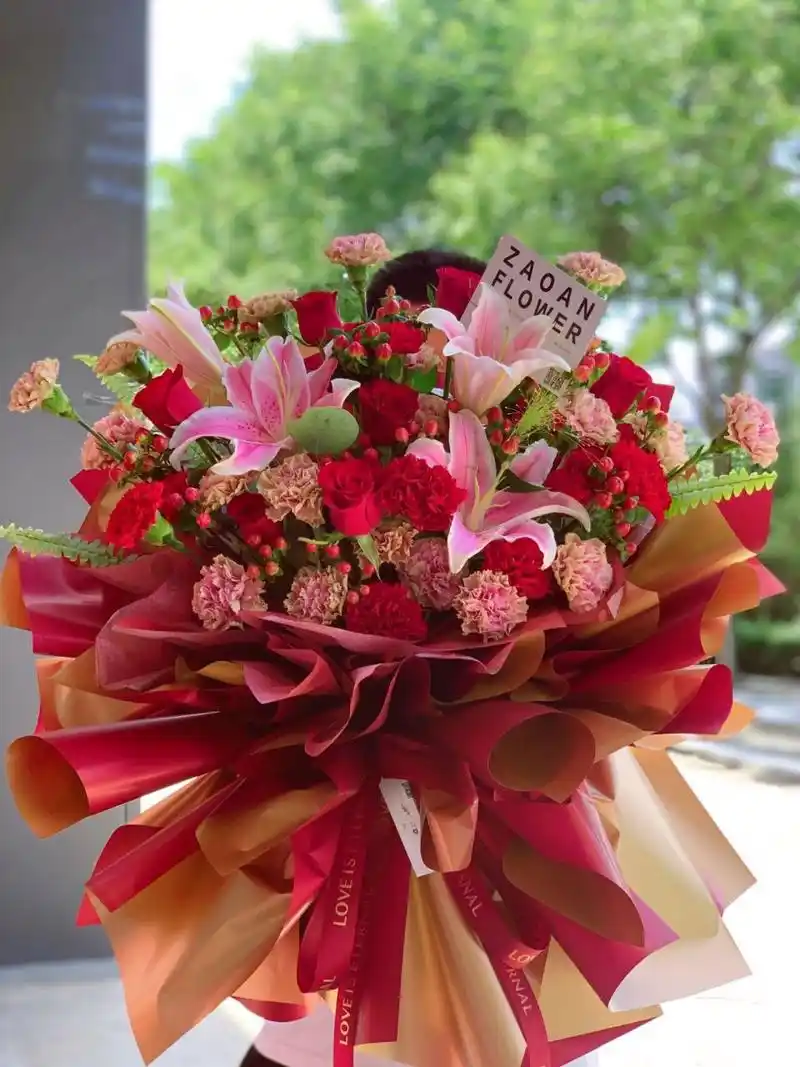 给老人80大寿鲜花