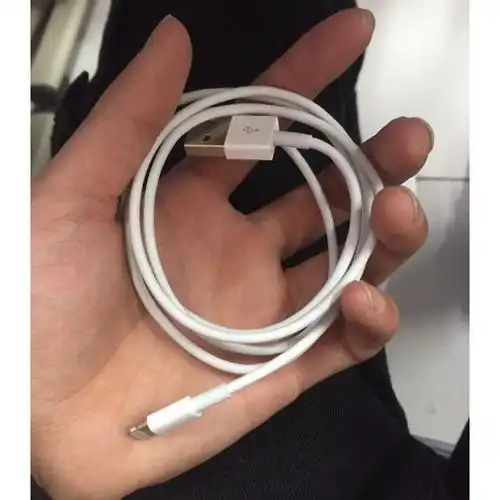 oce苹果手机扁头数据线苹果xxsiphone78plus6slightning接口充电线1米