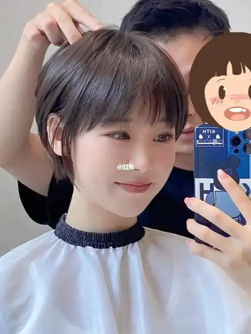 清新甜美日系学生短发小圆脸必备短发