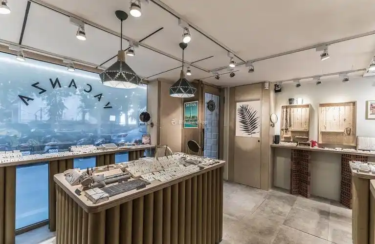 济南小饰品店面灯光设计装修图_装信通网效果图