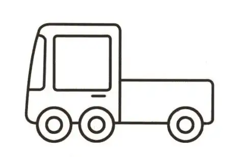 卡车简笔画图片大全