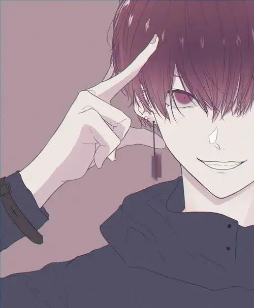 冷峻的面庞桀骜不驯的眼神一组冷色调的痞帅少年动漫头像