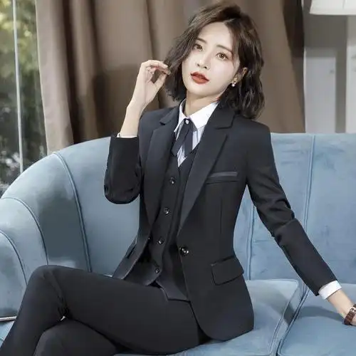 秋冬女士正装西服套装