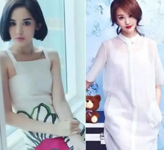 当郑爽和古力娜扎同穿白色西装才知道当初张翰眼光有多毒了