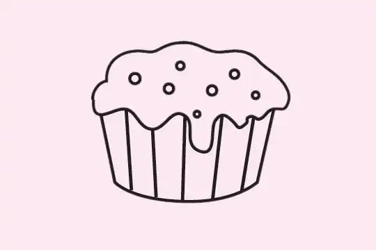 蛋糕简笔画图片