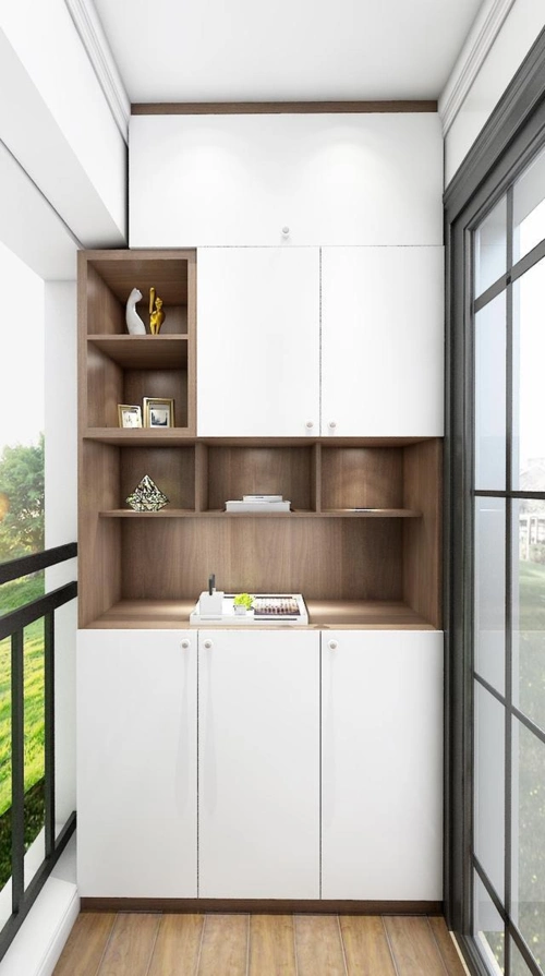 阳台储物柜创意效果图来啦 一起欣赏吧!