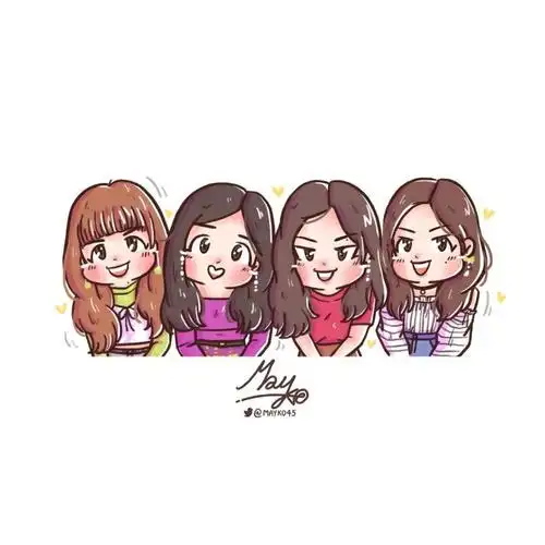 有没有blackpink四人的壁纸无水印