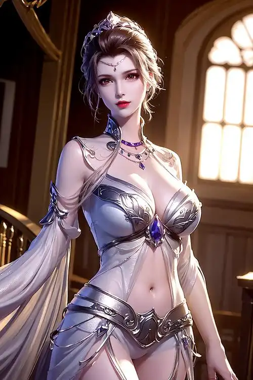 国漫斗罗大陆比比东22g ai图集绘画动漫二次元手机电脑高清壁纸