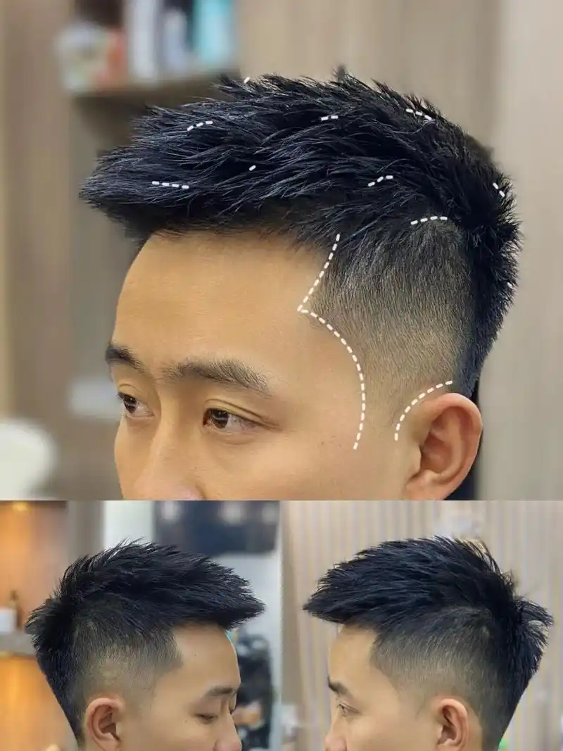 男生发型推荐:立体前刺短发 日常好打理,显精神