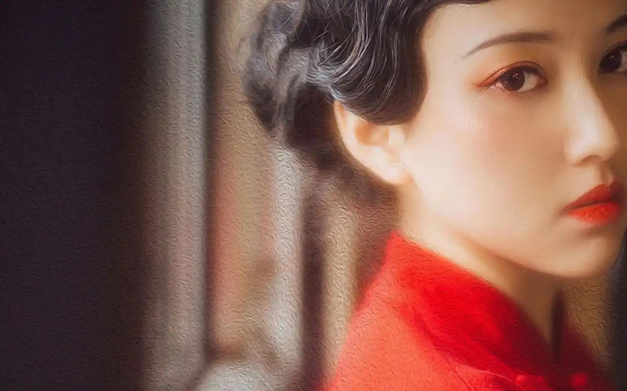 性感旗袍美女唯美民国风高清桌面壁纸