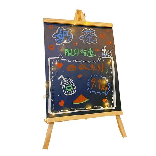 摆摊用桌面立式夜市吧台餐厅迷你商用广告牌展示牌店铺用留言板儿童