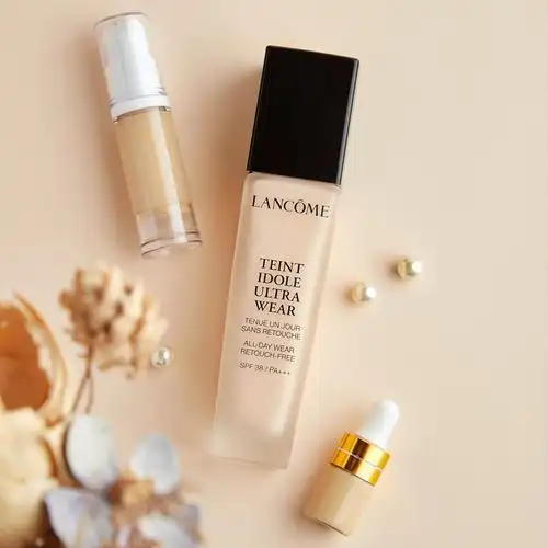 lancome兰蔻持妆轻透粉底液小样中样试用2ml6ml美甲工具