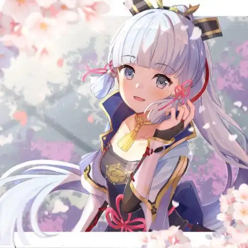 求神里绫华这张图的无水印原图-原神社区-米游社