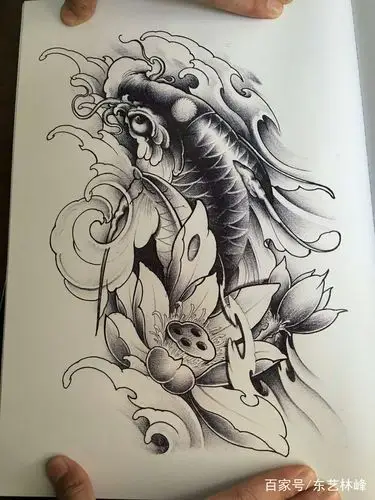 纹身传统鲤鱼图集