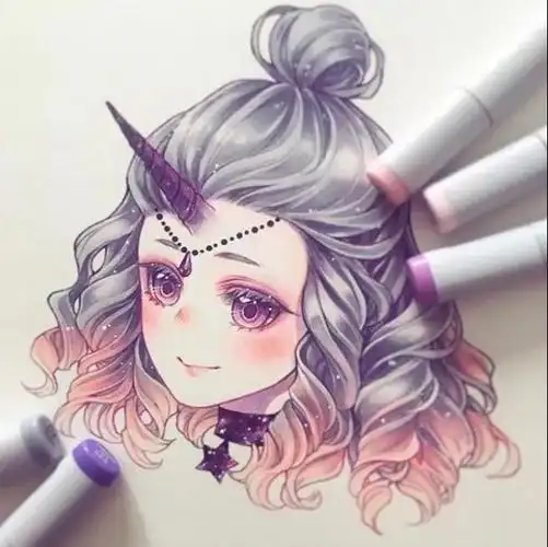 马克笔手绘十二星座头像快来pick你的星座吧