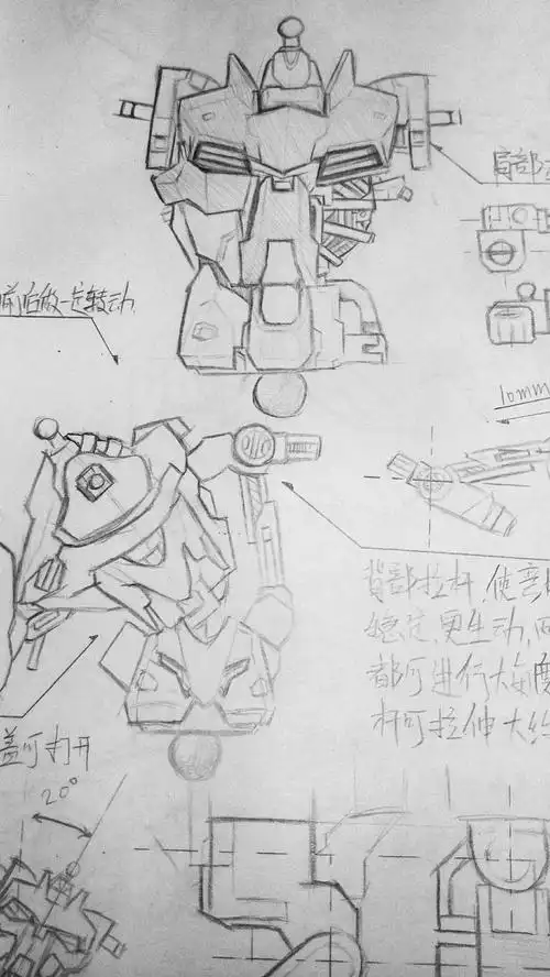 手绘高达,红色异端,曾经的回忆啊~到底有多久没动笔了.