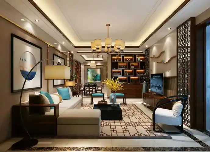 170㎡浓浓的中国风装修设计细节处的的典雅之气