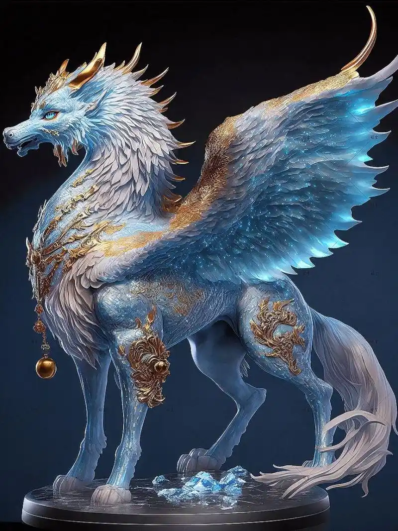 瑞兽 | 麒麟 #用插画表现情绪# #笔记灵感# 代表