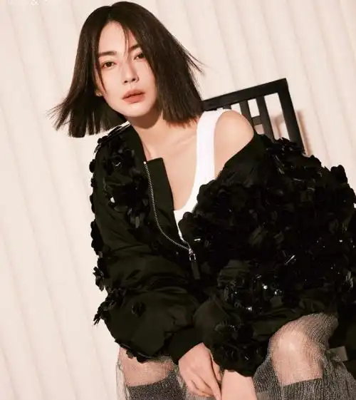 张雨绮一刀切短发 美得帅气又性感_明星发型 - 美发站