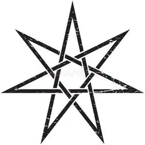 七芒星图片-七芒星素材-七芒星插画-摄图新视界