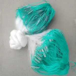 三层渔网 粘网小鱼网三层粘网 沉网 鱼网 丝网沉底 加重白洋淀