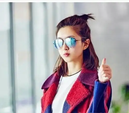 女生半丸子头发型扎法图片