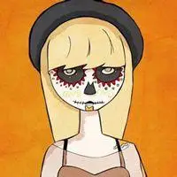 微信头像丑女卡通