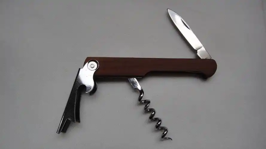 ks027红酒开瓶器丝钻启塞工具木柄启瓶器