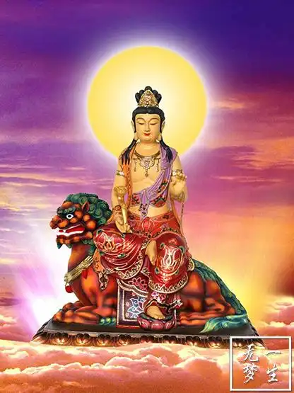 钻石画佛堂佛像南无文殊菩萨十字绣钻石绣方钻满钻圆钻贴钻画包邮