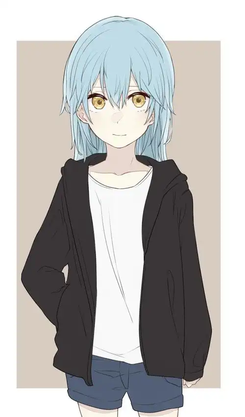 黑色卫衣关于我转生变成史莱姆这档事竖图