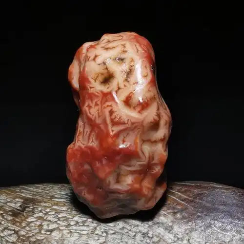 筋脉石四联发一石一价吊坠珠子经脉戈壁玛瑙原石奇石阿拉善象形画面