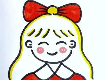 画小女孩,跟我组队学起来吧#简笔画 #简笔画教程 #儿童简笔画 - 抖音