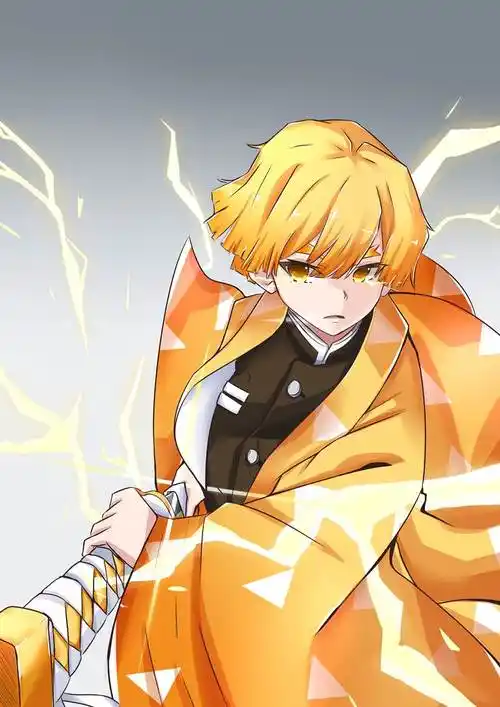 我妻善逸gosong的鬼灭之刃插画图片