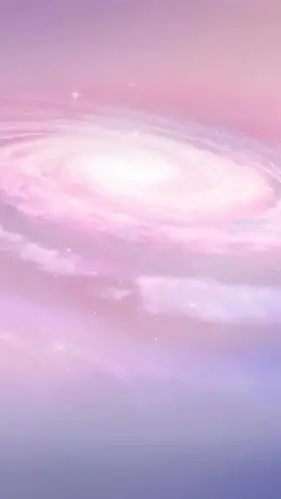 动漫美图:少女星空以及大海,粉色系梦幻唯美壁纸