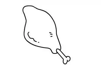 简单肉简笔画