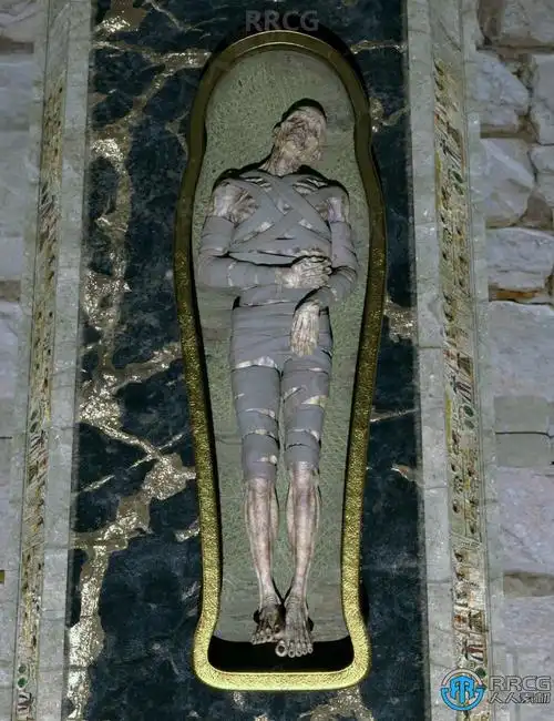 复活木乃伊怪物角色姿势3d模型合集