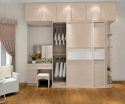 衣柜梳妆台一体效果图