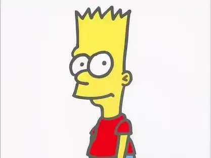 辛普森一家 #简笔画 #创意美术 辛普森一家,一部神预言的动画片,目创