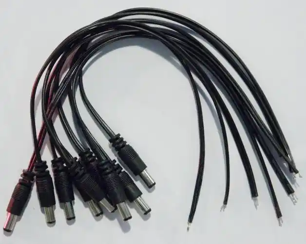 5*2.1监控摄像机插头线dc电源接头公线