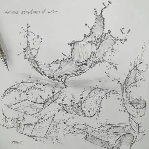 一组结构素描手绘解析