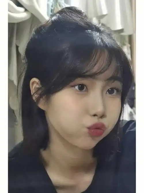 短发半扎高马尾