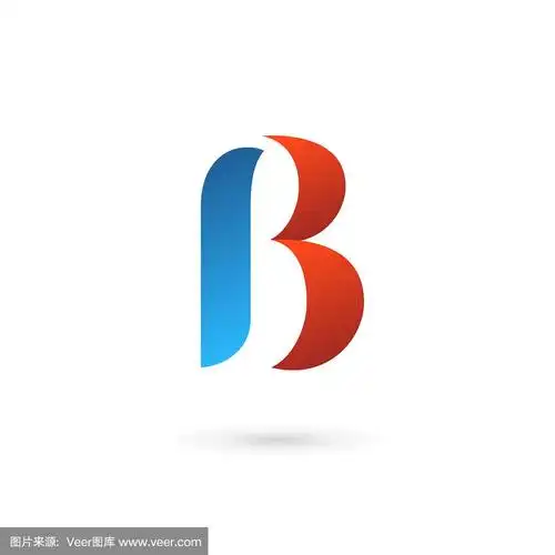 字母b标志图标设计模板元素