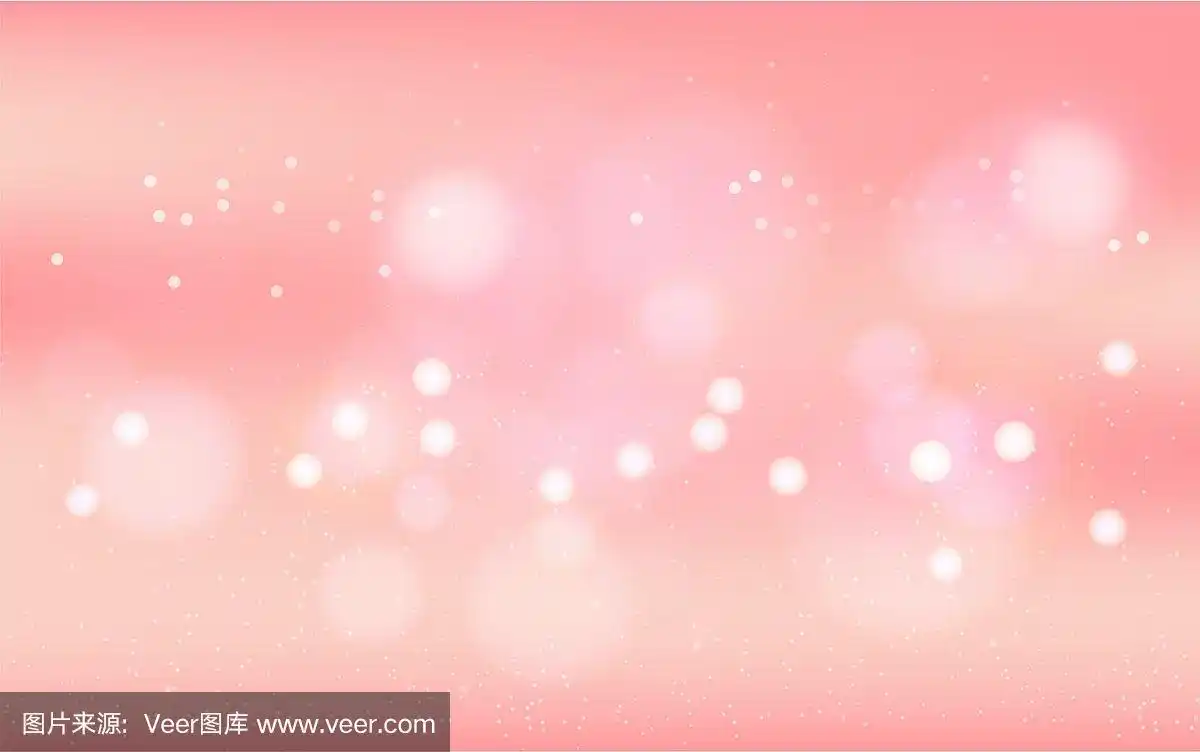 闪亮的散景粉渐变壁纸背景空间