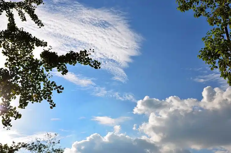 杭城,家附近蔚蓝的天空!