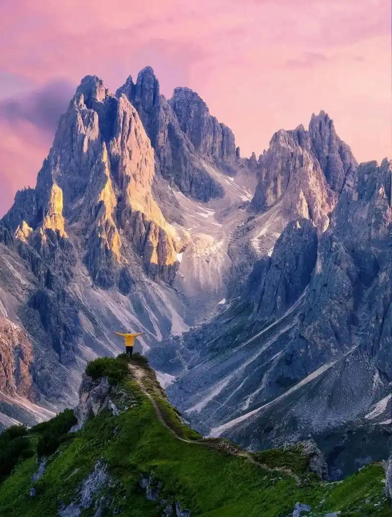 意大利  | 多洛米蒂山 .90多诺米蒂山被称为"世界上最美 - 抖音