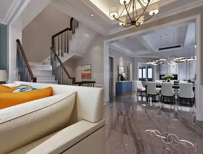 礼嘉别墅装修华宇御景湖山叠拼别墅设计御景湖山下叠装修效果图