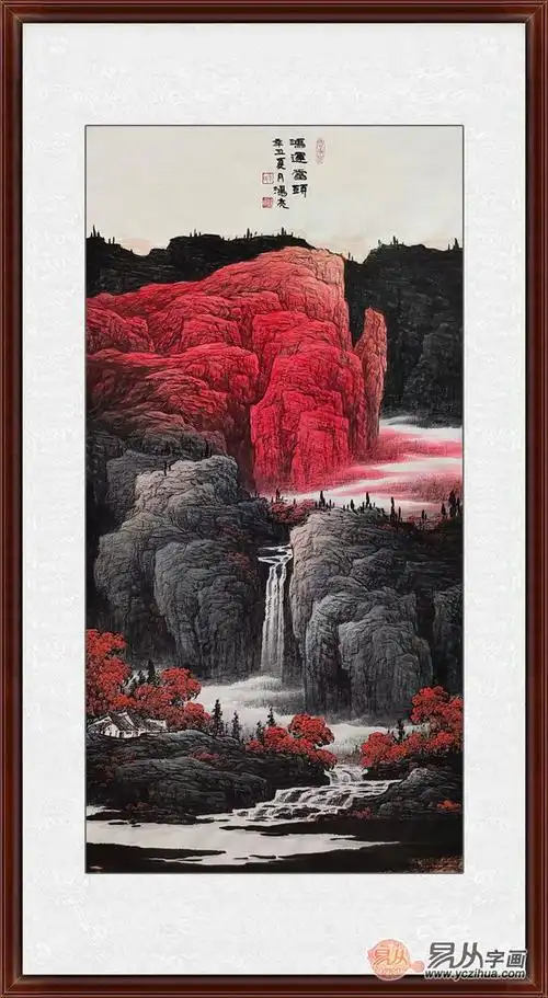 实力派画家 牛鸿亮老师新品山水画力作《鸿运当头》作品已售出