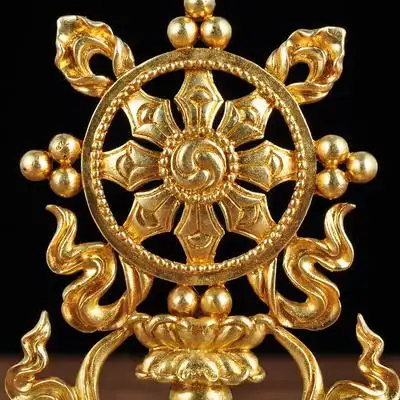 全铜吉祥一套藏传佛教密宗法器寺庙佛堂佛前供奉佛具摆件