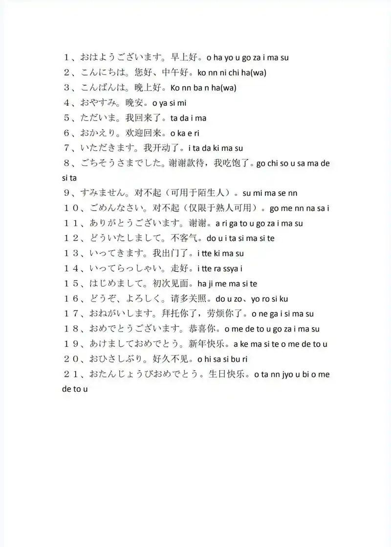 零基础学日语必备简单日常用语,电子书.#日语 #日语日语轻松 - 抖音